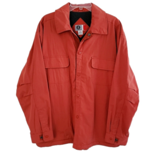 ARIZONA JEAN CO MENS JACKET ORANGE SZ L